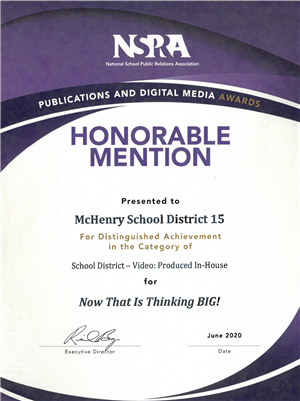 Video NSPRA Award